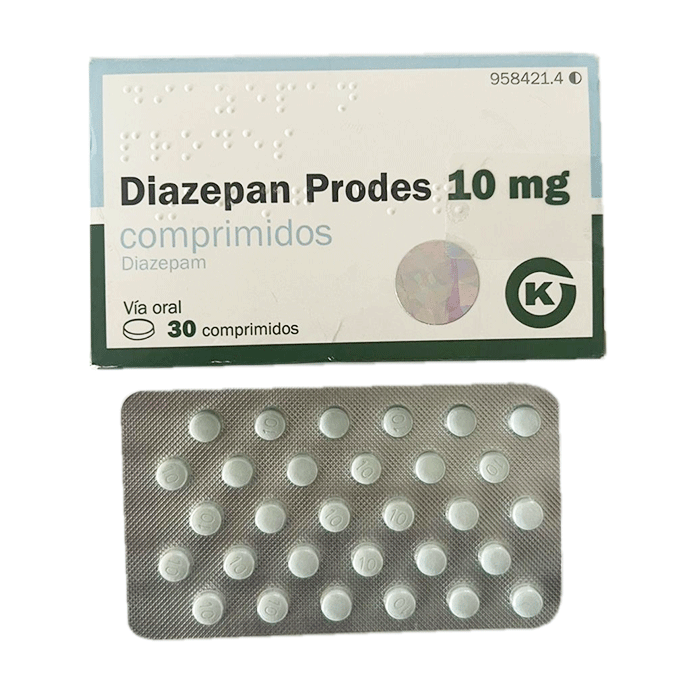 Buy Online Prodes Diazepam 10mg Tablets with next-day delivery